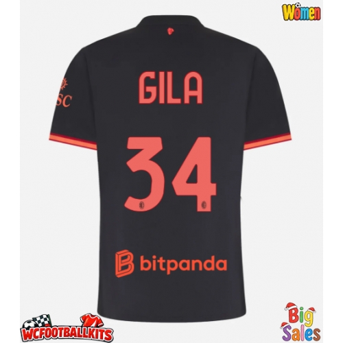 AC Milan Mario Gila #34 Replica Third Stadium Shirt for Women 2026-27 Short Sleeve